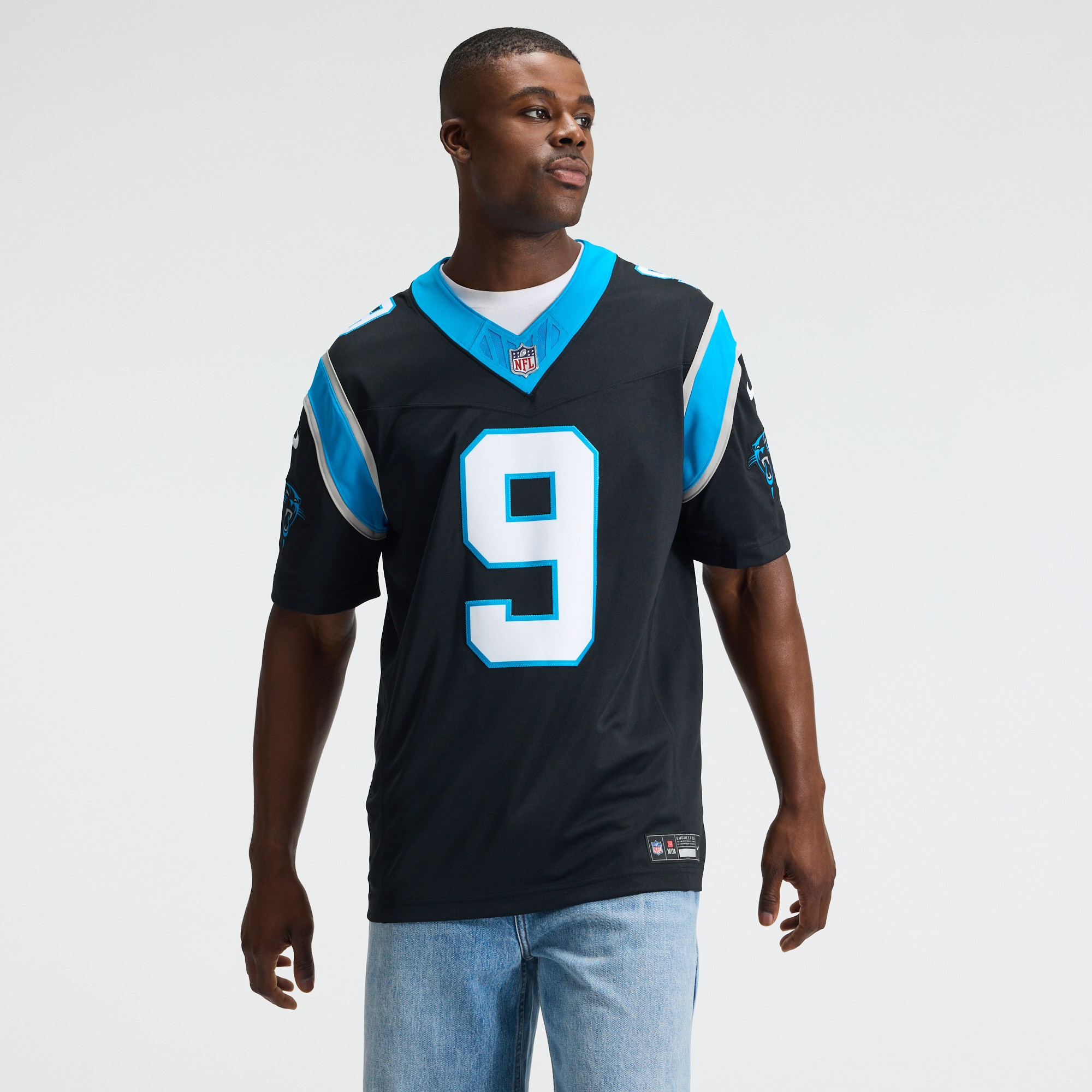 Men's Nike Tetairoa McMillan Black Carolina Panthers Vapor